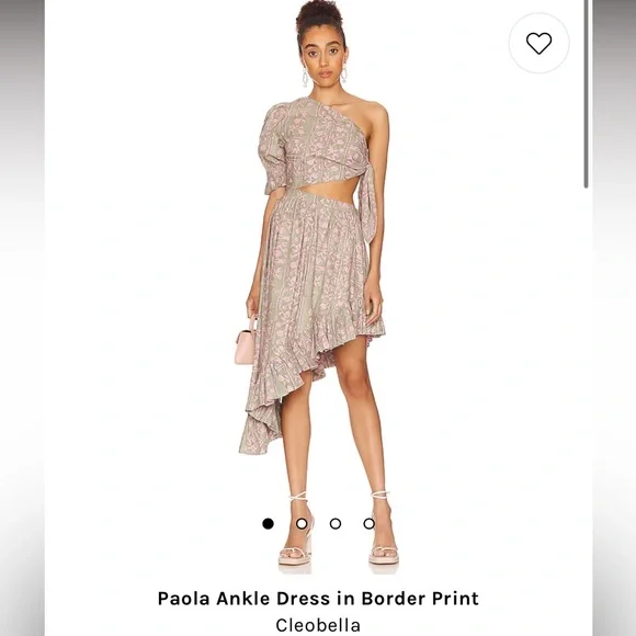 NWOT Cleobella Paola Ankle Dress in Border Print - Picture 3 of 15